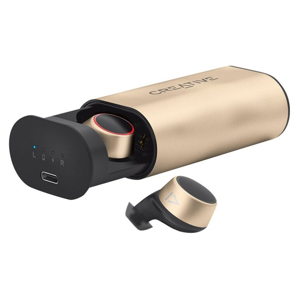 Bluetooth Earbuds CREATIVE Outlier True Wireless 51EF0840AA000 gold