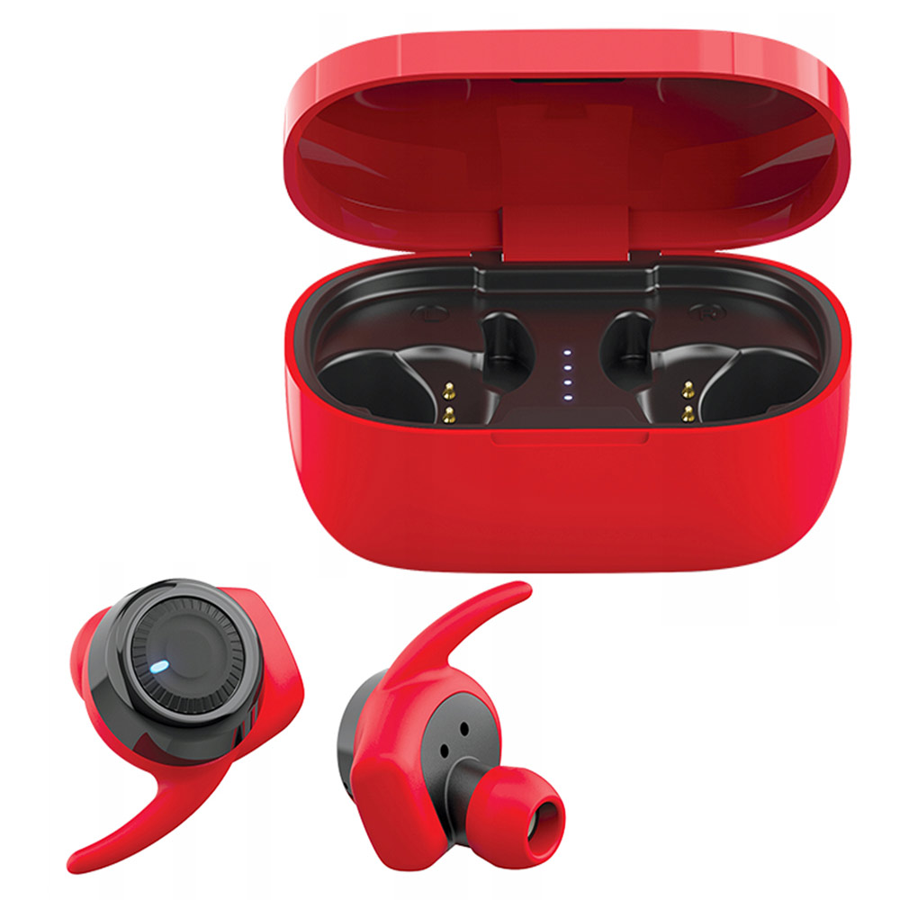 Bluetooth Earbuds FOREVER 4Sport TWE-300 True Wireless GSM099300 red