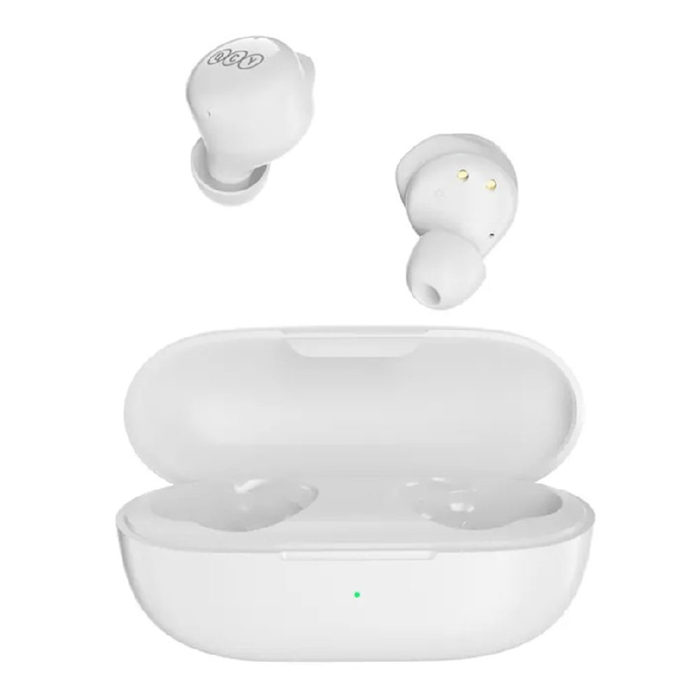 Bluetooth Earbuds QCY T17 True Wireless ANC white
