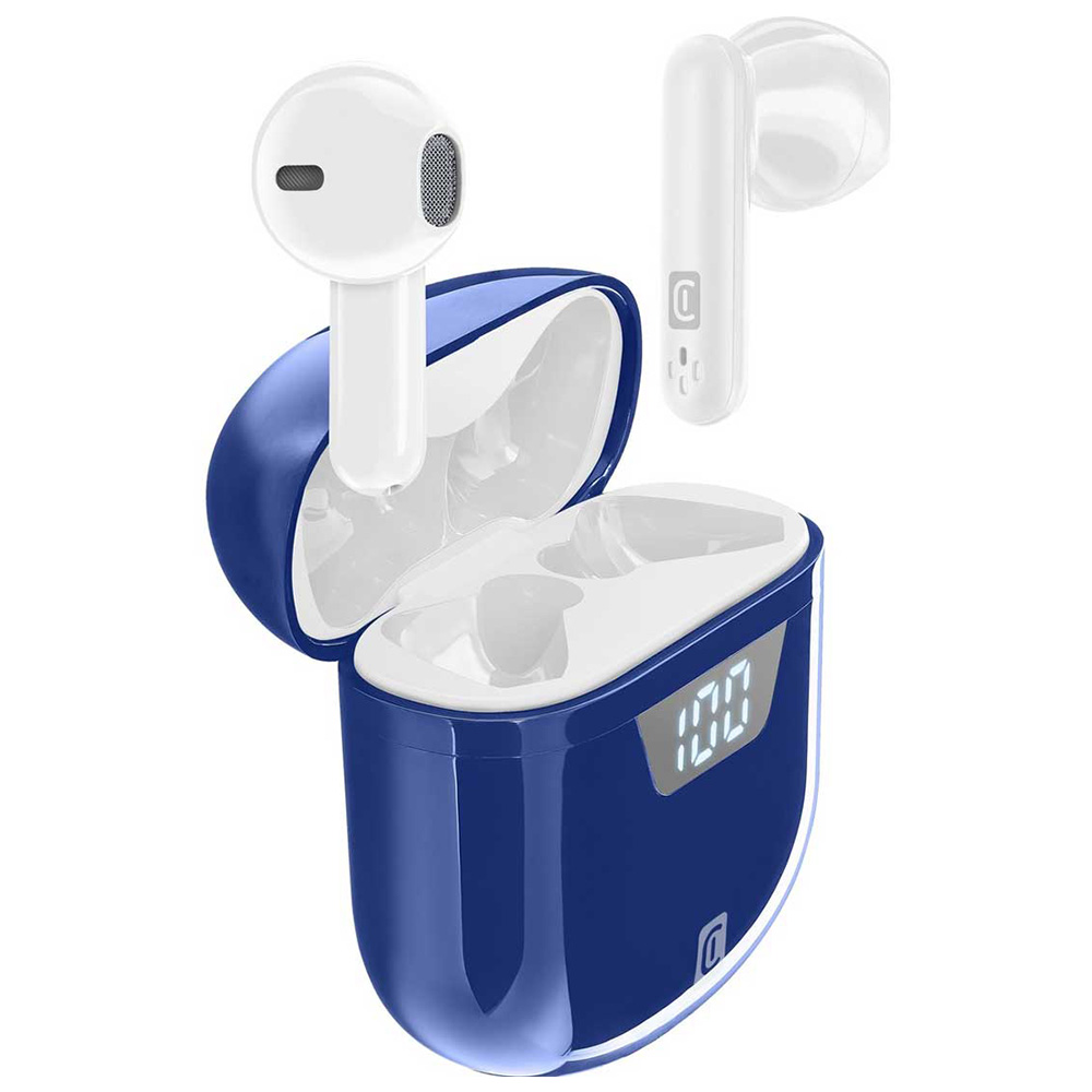 Bluetooth Earbuds CELLULARLINE Seek True Wireless BTSEEKTWSB blue