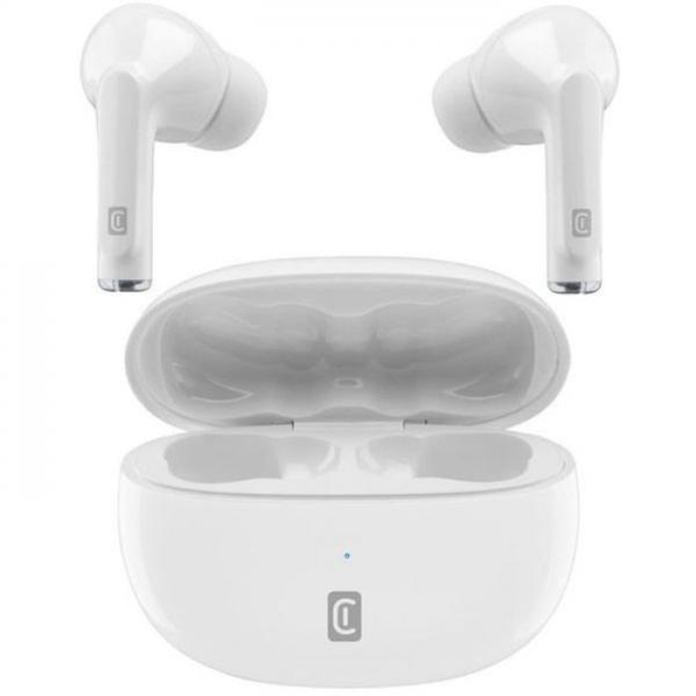 Bluetooth Earbuds CELLULARLINE Flick True Wireless BTFLICKTWSW white