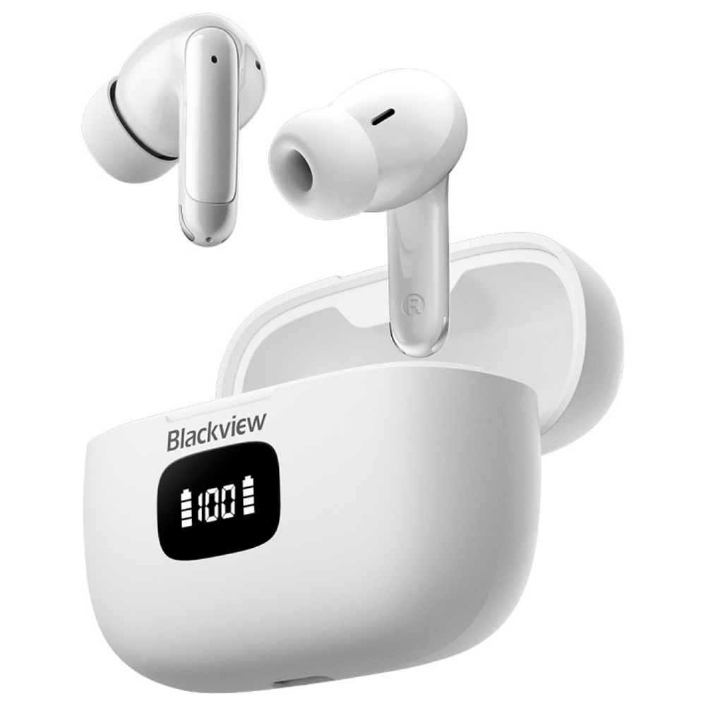 Bluetooth Earbuds BLACKVIEW AirBuds 8 ANC True Wireless white