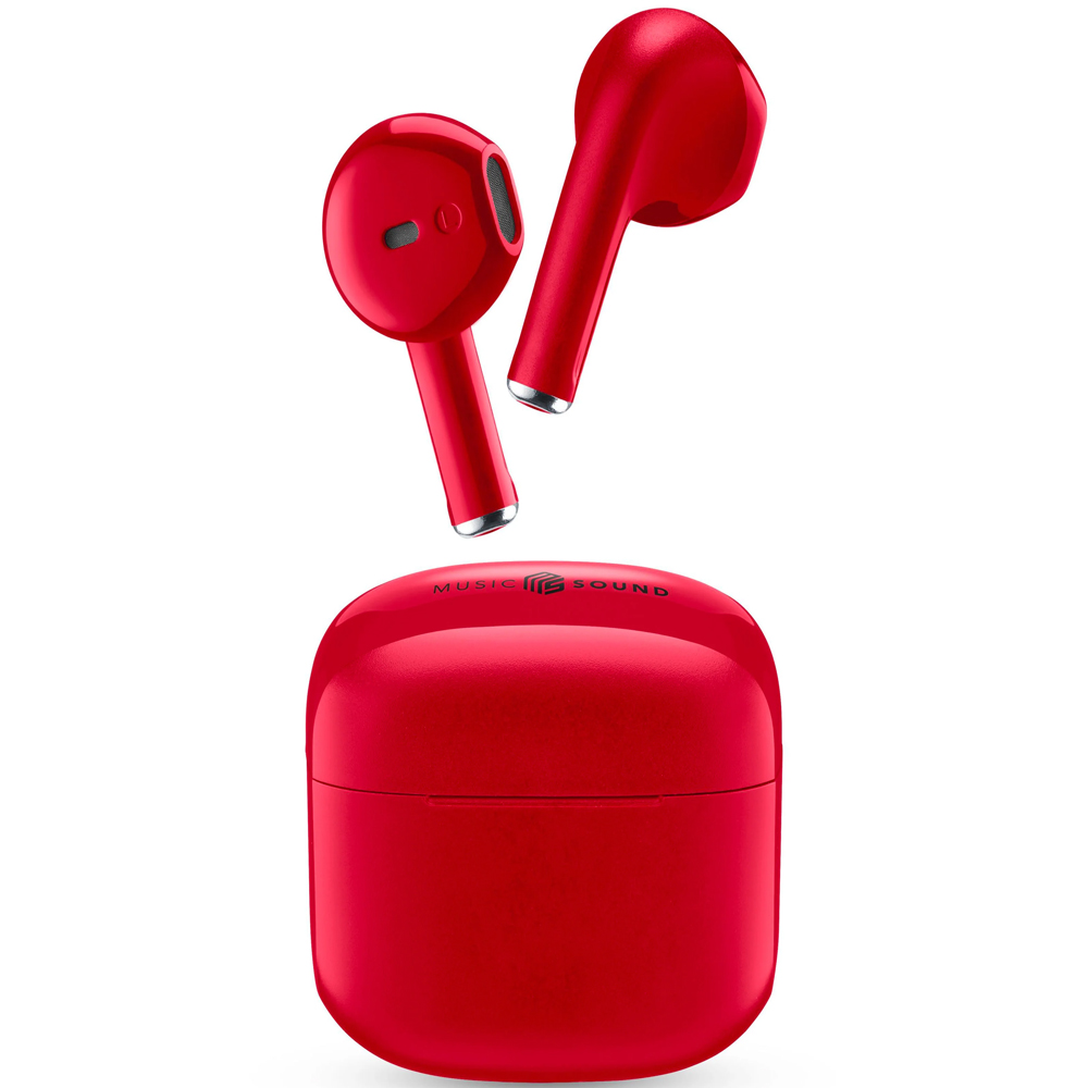 Bluetooth Earbuds CELLULARLINE Music Sound Swag True Wireless BTMSTWSSWAGR red