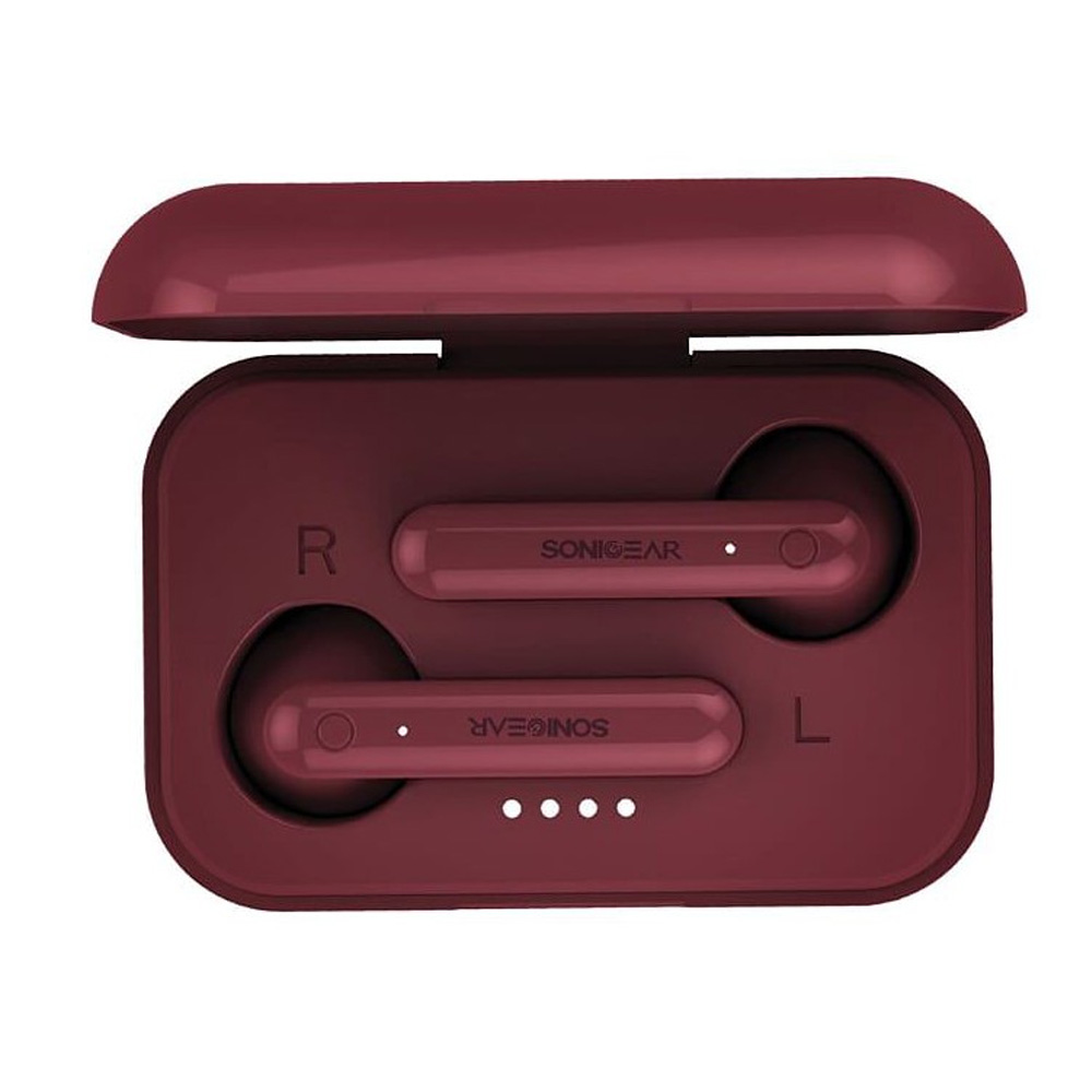 Bluetooth Earbuds SONICGEAR Earpump True Wireless 3+ TWS3+R red