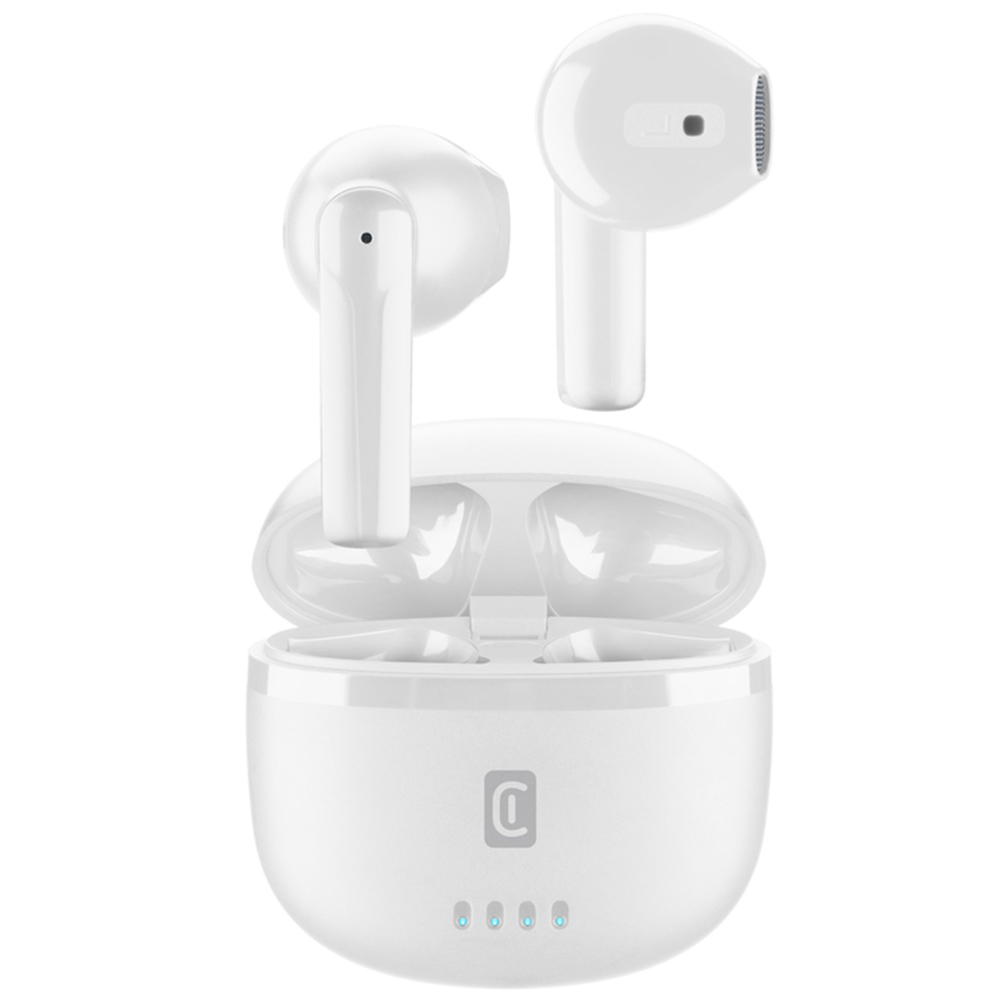 Bluetooth Earbuds CELLULARLINE Wizy True Wireless BTWIZYTWSW white