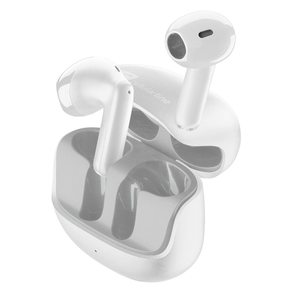 Bluetooth Earbuds CELLULARLINE Pure True Wireless BTPURETWSW white