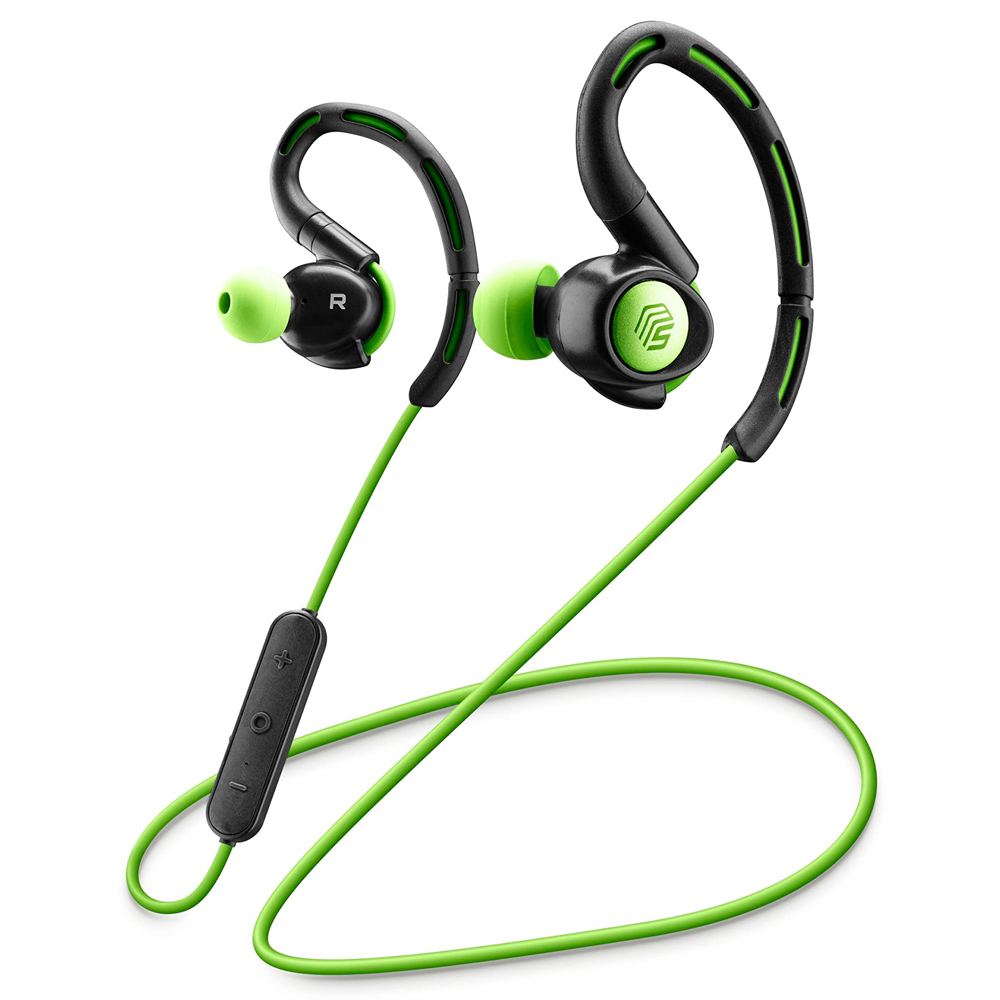 Bluetooth Earphones - Neckband with microphone CELLULARLINE Music Sound BTEARPHONEMSSPORTG green