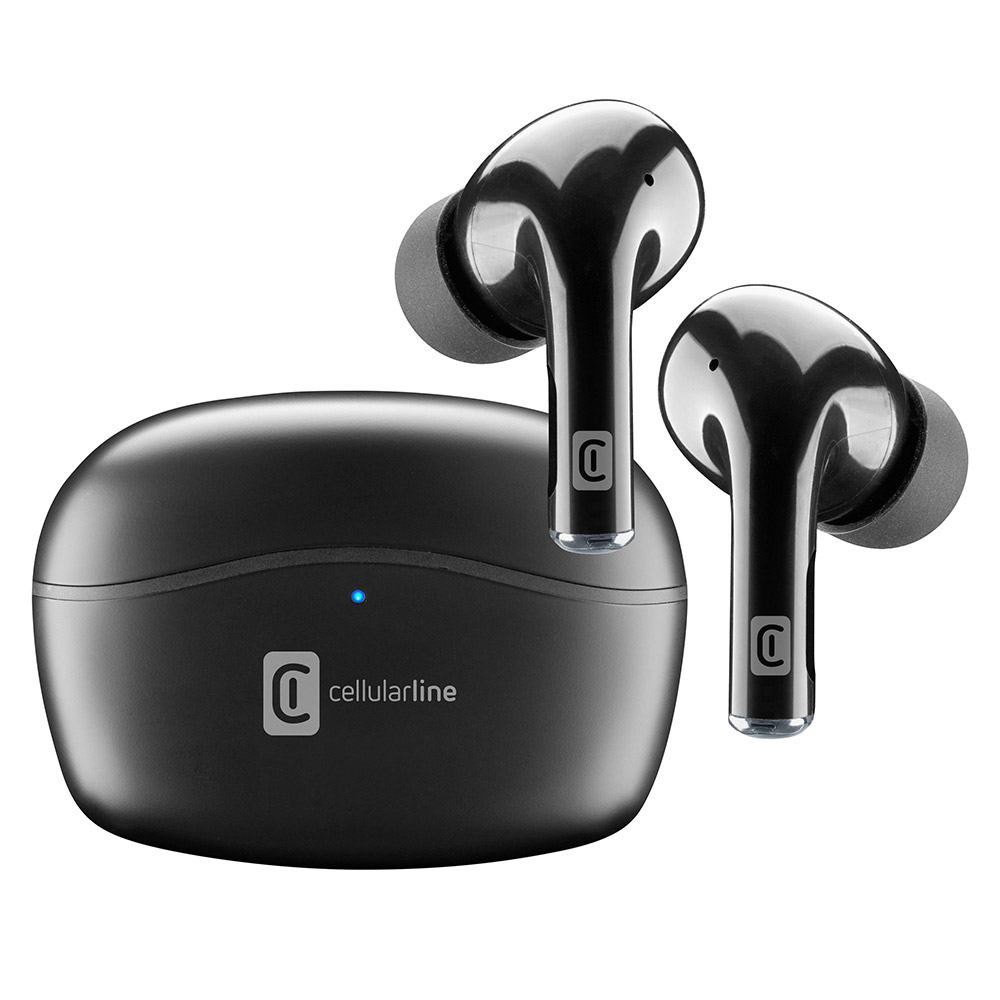Bluetooth Earbuds CELLULARLINE Vivid True Wireless ANC BTVIVIDTWSK black