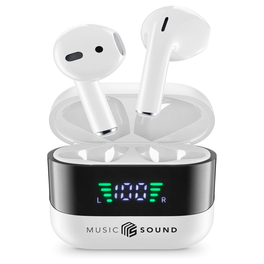 Bluetooth Earbuds CELLULARLINE Music Sound Spark True Wireless BTMSTWSSPARKW white