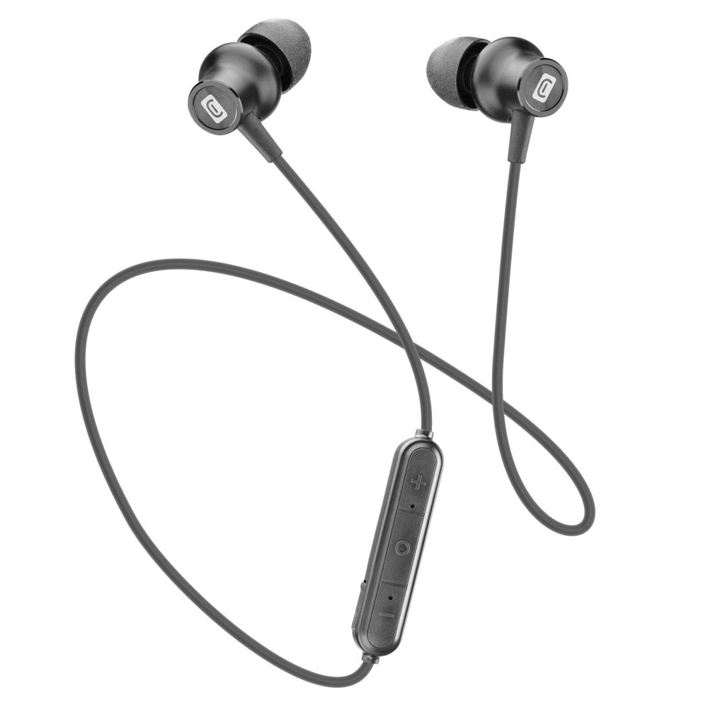 Bluetooth Εarphones - Νeckband with microphone CELLULARLINE Gem BTGEMK black