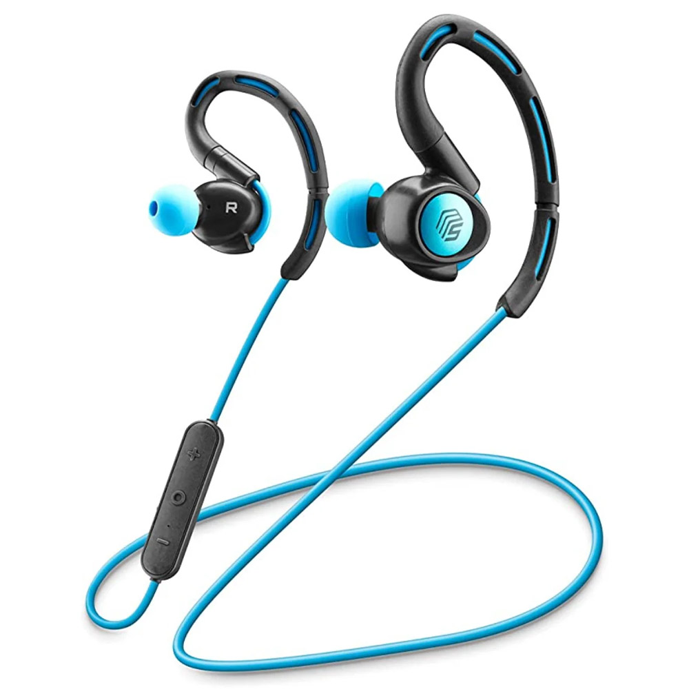Bluetooth Earphones - Neckband with microphone CELLULARLINE Music Sound BTEARPHONEMSSPORTB blue
