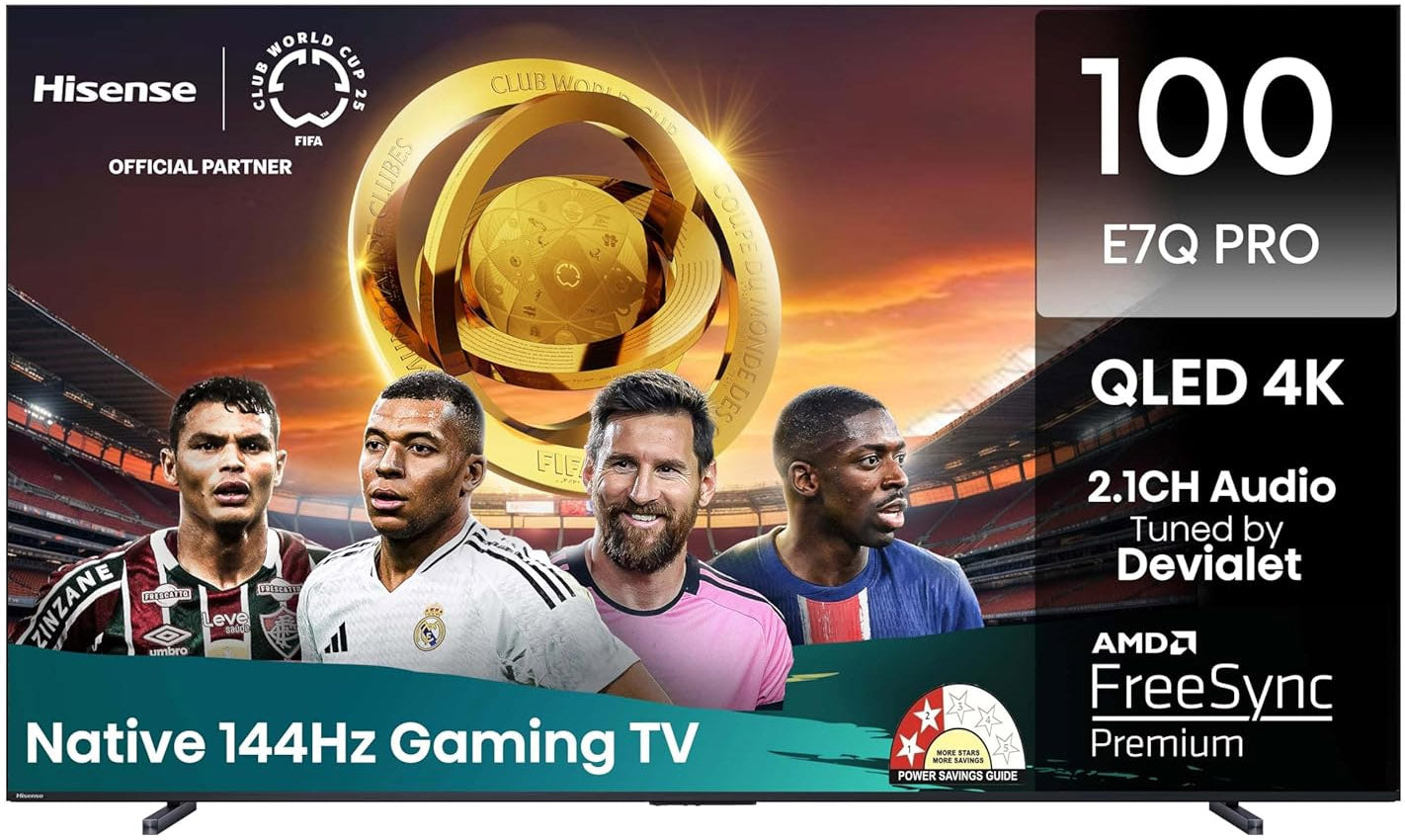 Hisense 100E7Q PRO 100'' 4K Smart QLED 120hz TV