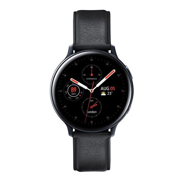 SAMSUNG Galaxy Watch Active 2 Smartwatch Aνοξείδωτο Ατσάλι 44mm, Μαύρο