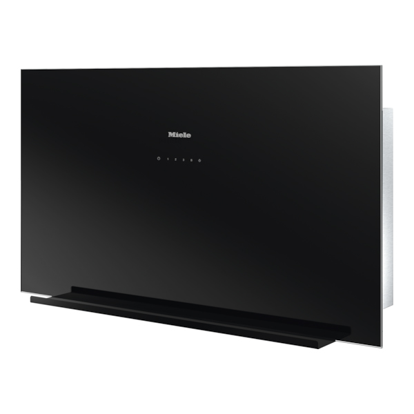 MIELE DA 9091 Επιτοίχιος Κάθετος Aπορροφητήρας Τζάκι, Μαύρο