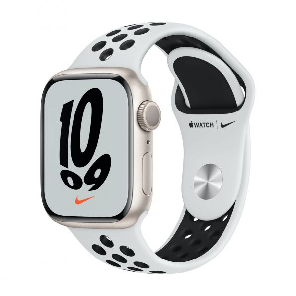 APPLE MKN33GK/A Smartwatch Nike S7 41 mm, Άσπρο