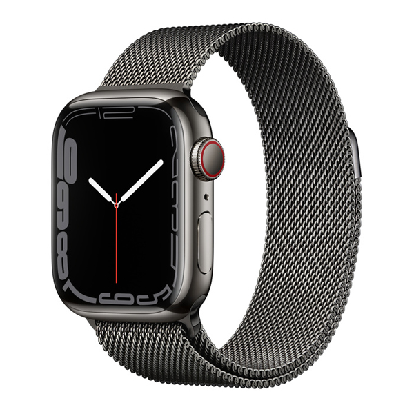 APPLE MKL33GK/A Smartwatch S7 Cellular 45 mm, Γραφίτης Ανοξείδωτο Ατσάλι