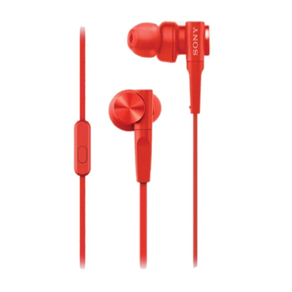 SONY MDRXB55APR.CE7 In-Ear Ενσύρματα Ακουστικά, Κόκκινο
