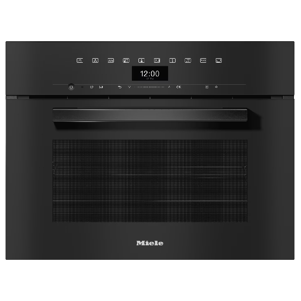 MIELE DGC7440HC Pro Εντοιχιζόμενος Συνδυαστικός Φούρνος Ατμού, Άνω Πάγκου 45 cm, Μαύρο