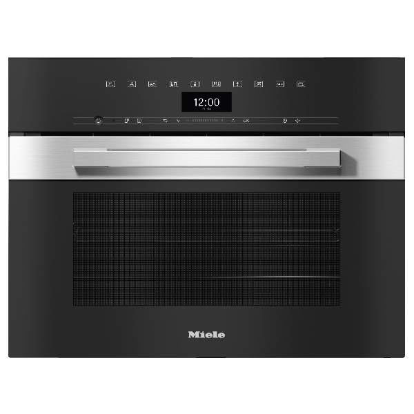 MIELE DGC7440HC Pro Εντοιχιζόμενος Συνδυαστικός Φούρνος Ατμού, Άνω Πάγκου 45 cm, Stainless Steel