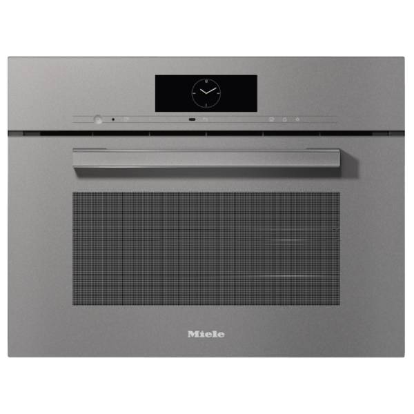 MIELE DGC7840HC Pro Εντοιχιζόμενος Φούρνος Άνω Πάγκου 45 cm, Γκρίζο