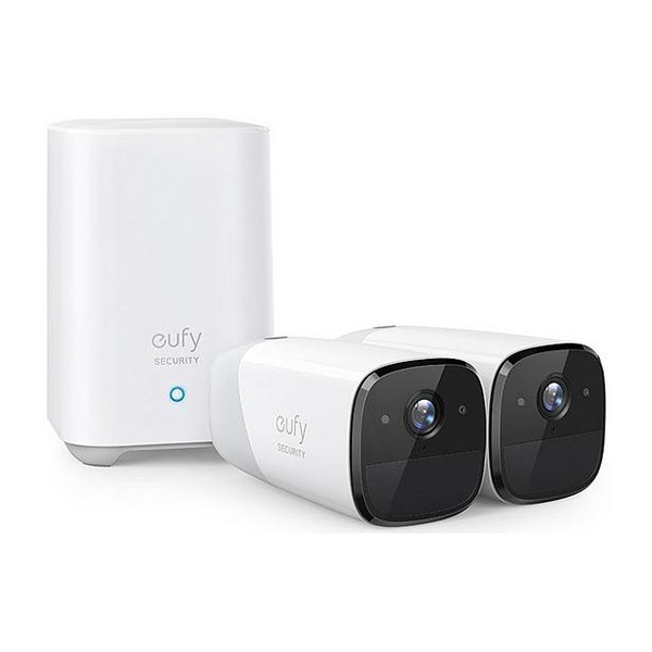ANKER Eufy Cam 2 Pro S221 Ασύρματη Smart Κάμερα Εξωτερικού Χώρου, Σετ Από 2 Κάμερες Με Μπαταρία