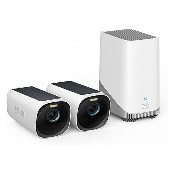 ANKER S330 Eufy (EUFYCAM 3) Ασύρματη Smart Κάμερα Εξωτερικού Χώρου, Σετ Απο 2 Κάμερες Με Μπαταρία