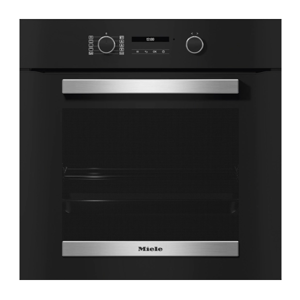 MIELE H 2465 Εντοιχιζόμενος Φούρνος με AirFry, Μαύρο