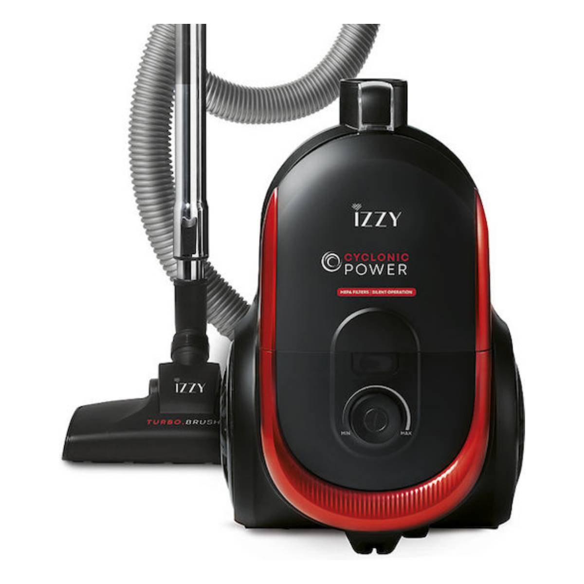 IZZY 224130 Ηλεκτρική Σκούπα με Κάδο, Κόκκινο