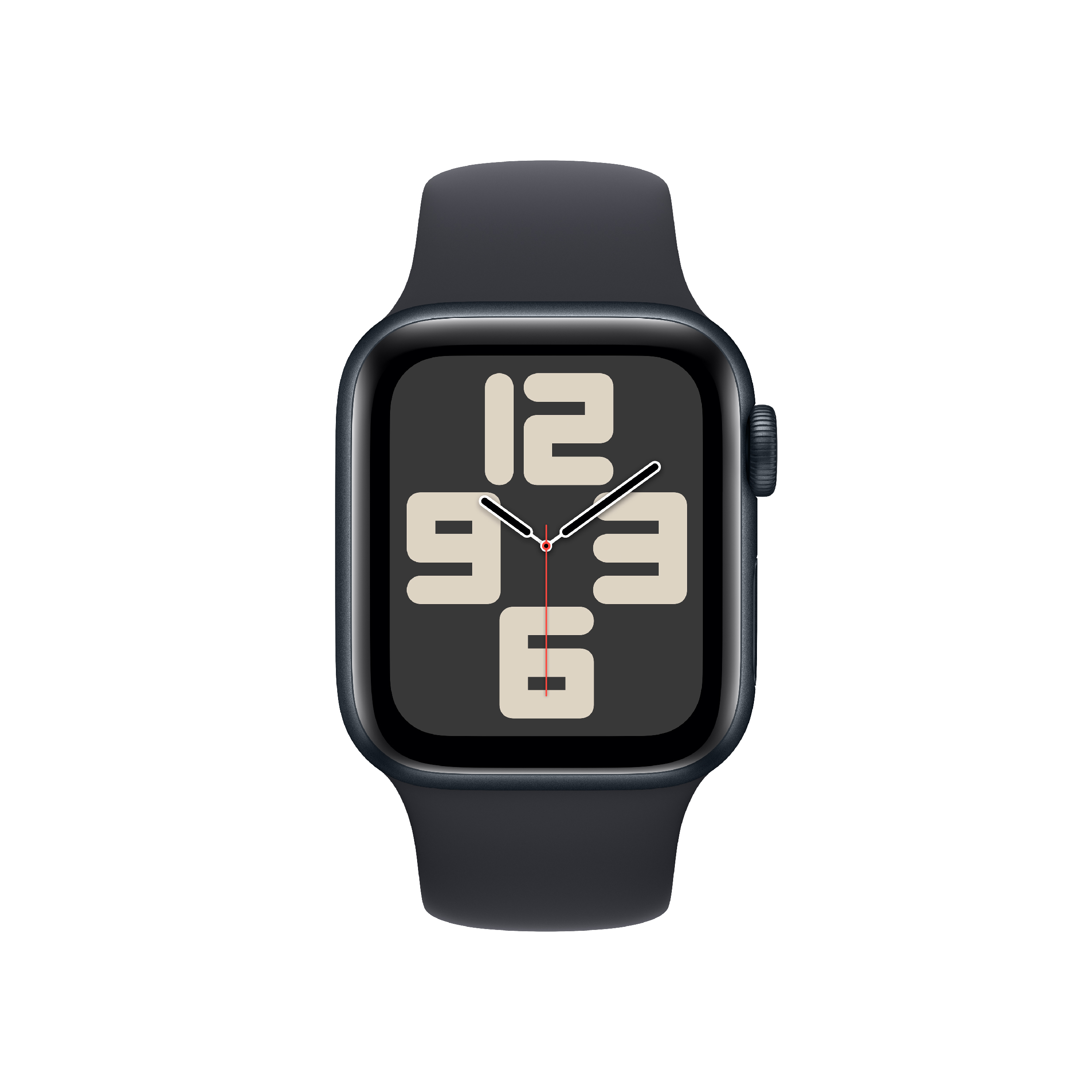 APPLE Smartwatch SE GPS Cellular 40 mm, Midnight Aluminium με Midnight Sport Band Λουράκι M/L