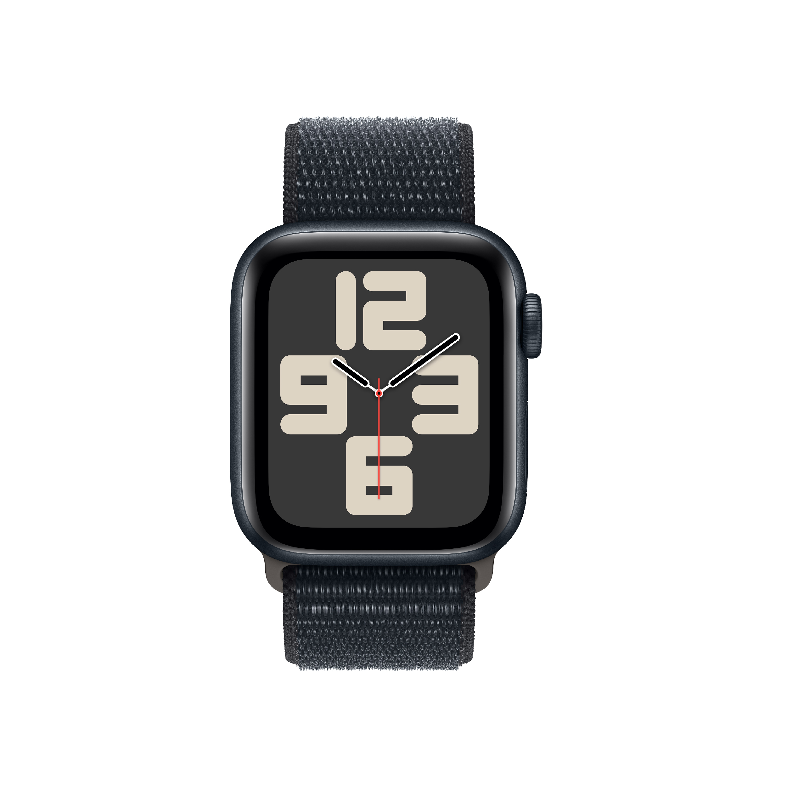 APPLE Smartwatch SE GPS Cellular 40 mm, Midnight Aluminium με Midnight Sport Loop Λουράκι One Size