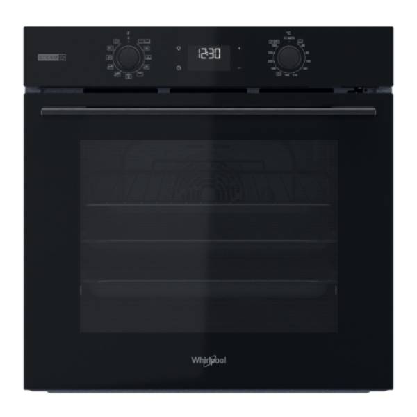 WHIRLPOOL OMSK58RU1SB Εντοιχιζόμενος Φούρνος με Πυρόλυση, Μαύρο