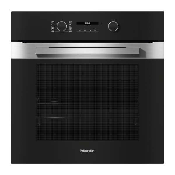 MIELE H 2861 B Cleensteel Φούρνος με PerfectClean, 76 lt
