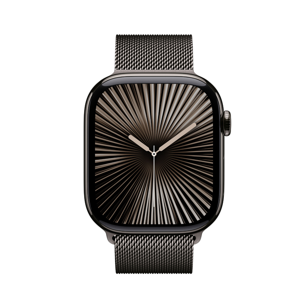 APPLE Smartwatch Series 10 GPS + Cellular 46mm, Slate Titanium με Slate Milanese Loop Λουράκι, M/L