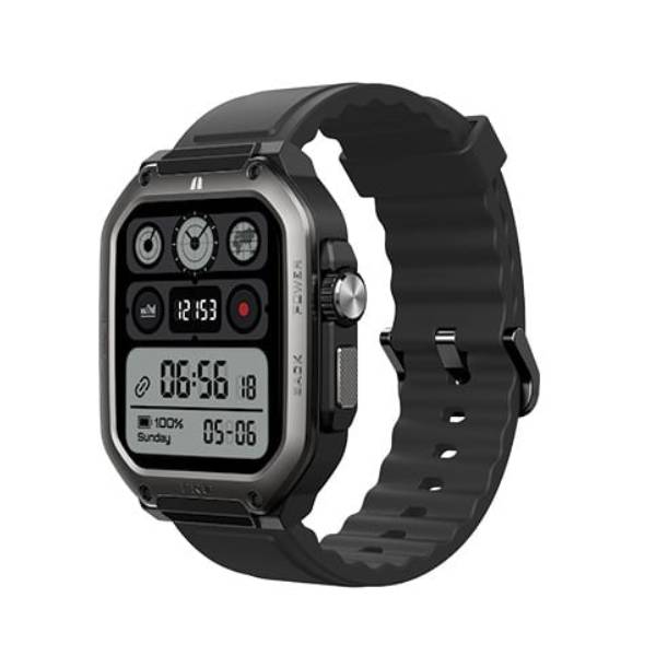 EGOBOO MUGTX09BLK Maui Geolander Smartwatch, Μαύρο