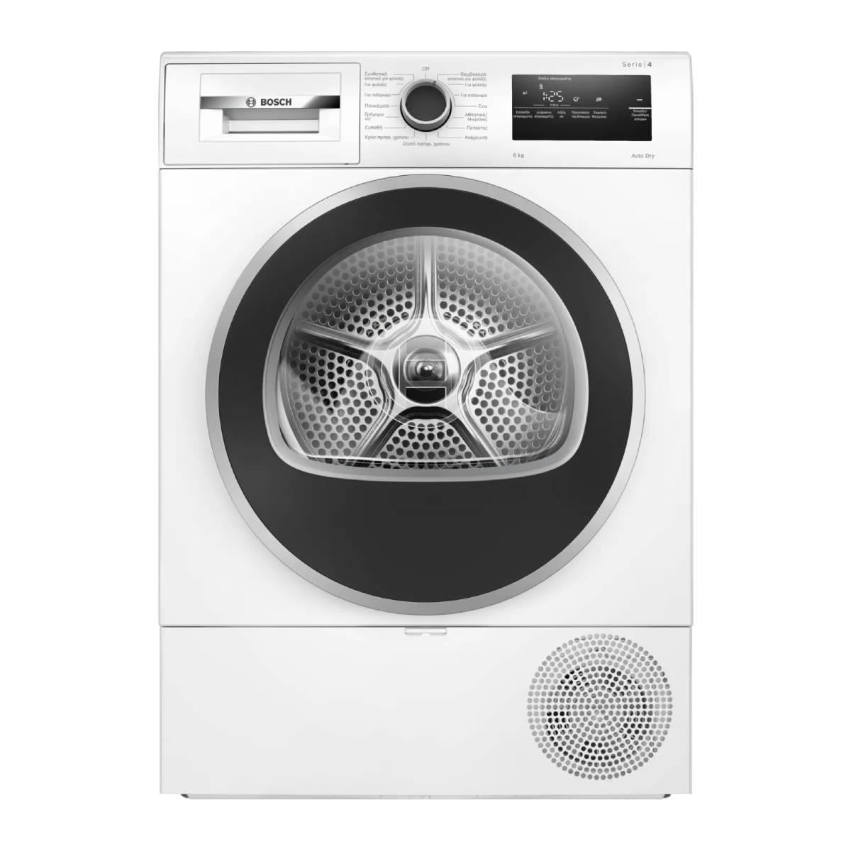 BOSCH WTH85208GR Στεγνωτήριο Ρούχων 8 kg, Άσπρο