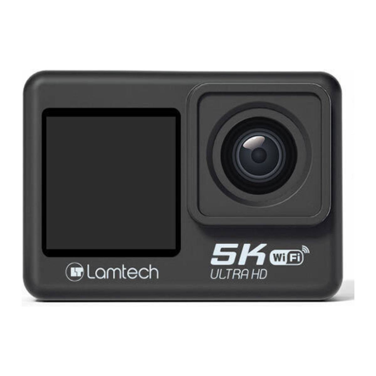 LAMTECH LAM113232 Κάμερα Δράσης 5Κ, Μαύρο