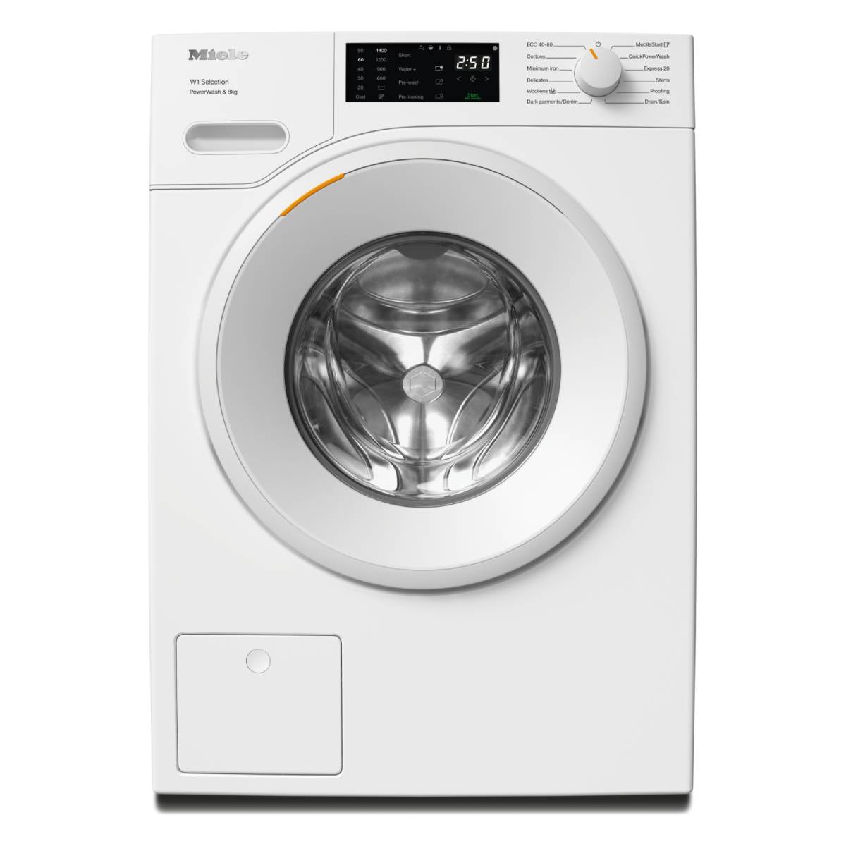 MIELE WSB363WCS Πλυντήριο Ρούχων 8 kg, Άσπρο