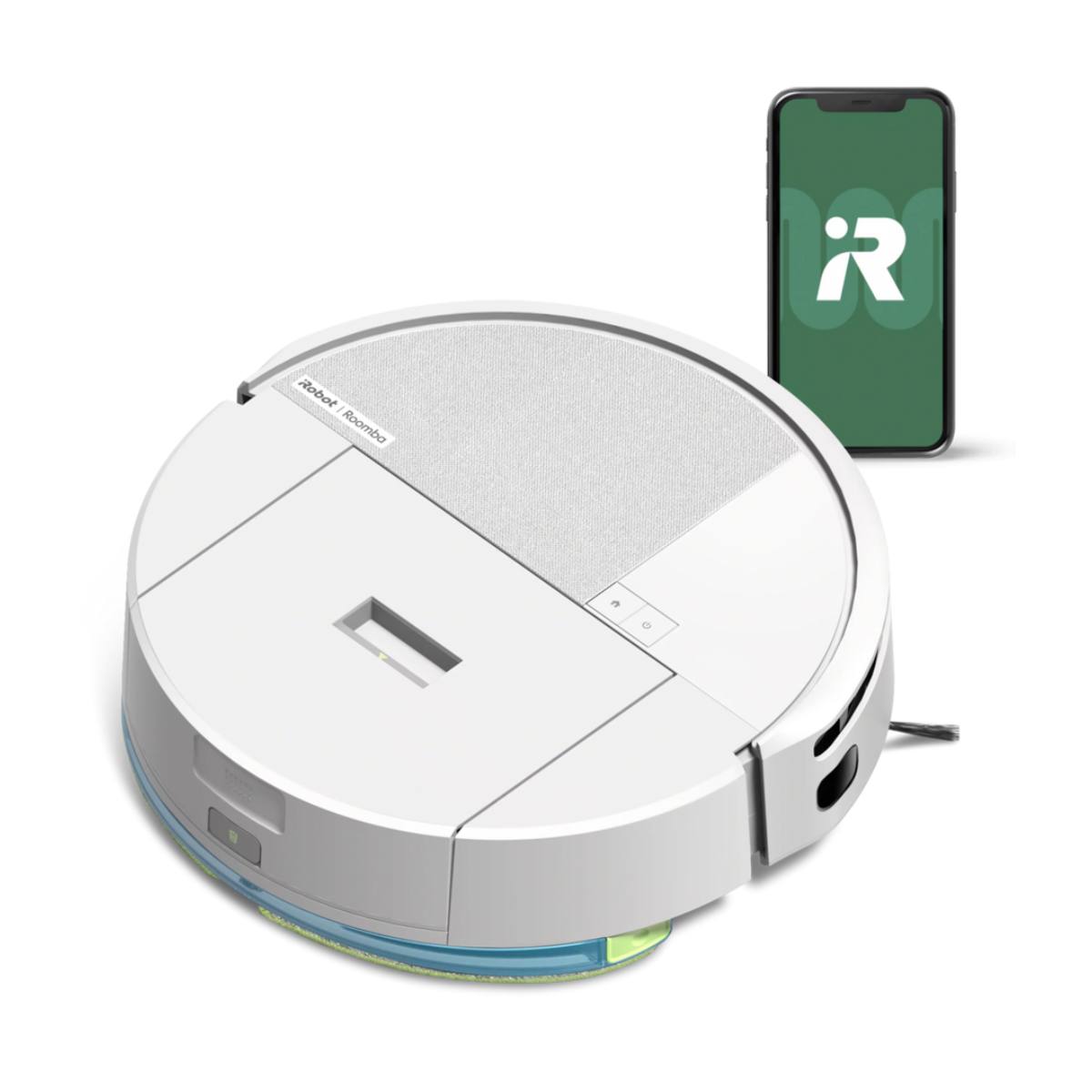 iROBOT L121240 Roomba Combo 205 Ρομποτική Σκούπα- Σφουγγαρίστρα, Άσπρο