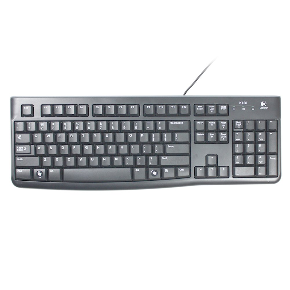 Corded Keyboard LOGITECH K120 920-002506 RU black