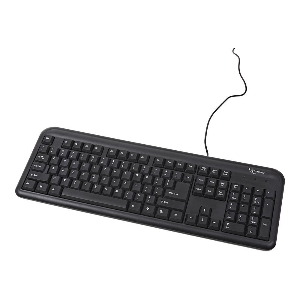 Corded Keyboard GEMBIRD KB-U-101 black