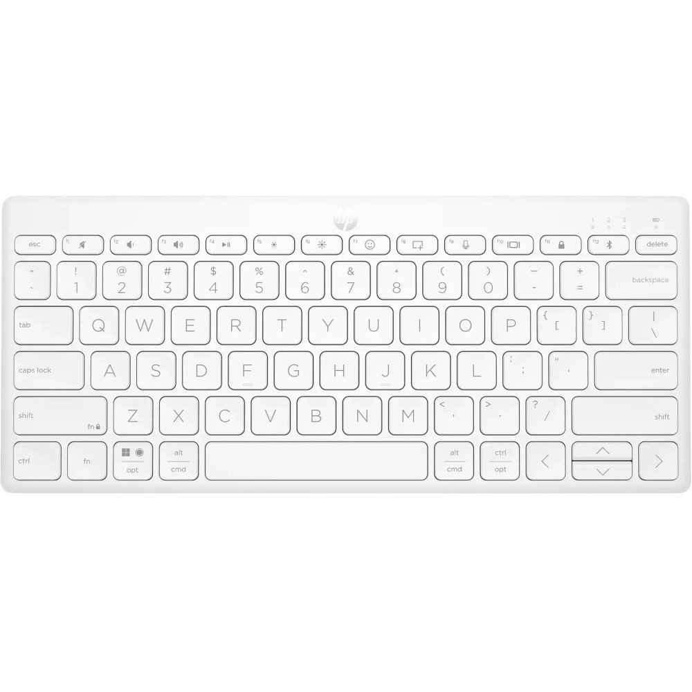 Cordless Keyboard HP 350 Compact Multi-Device 692T0AA GR white