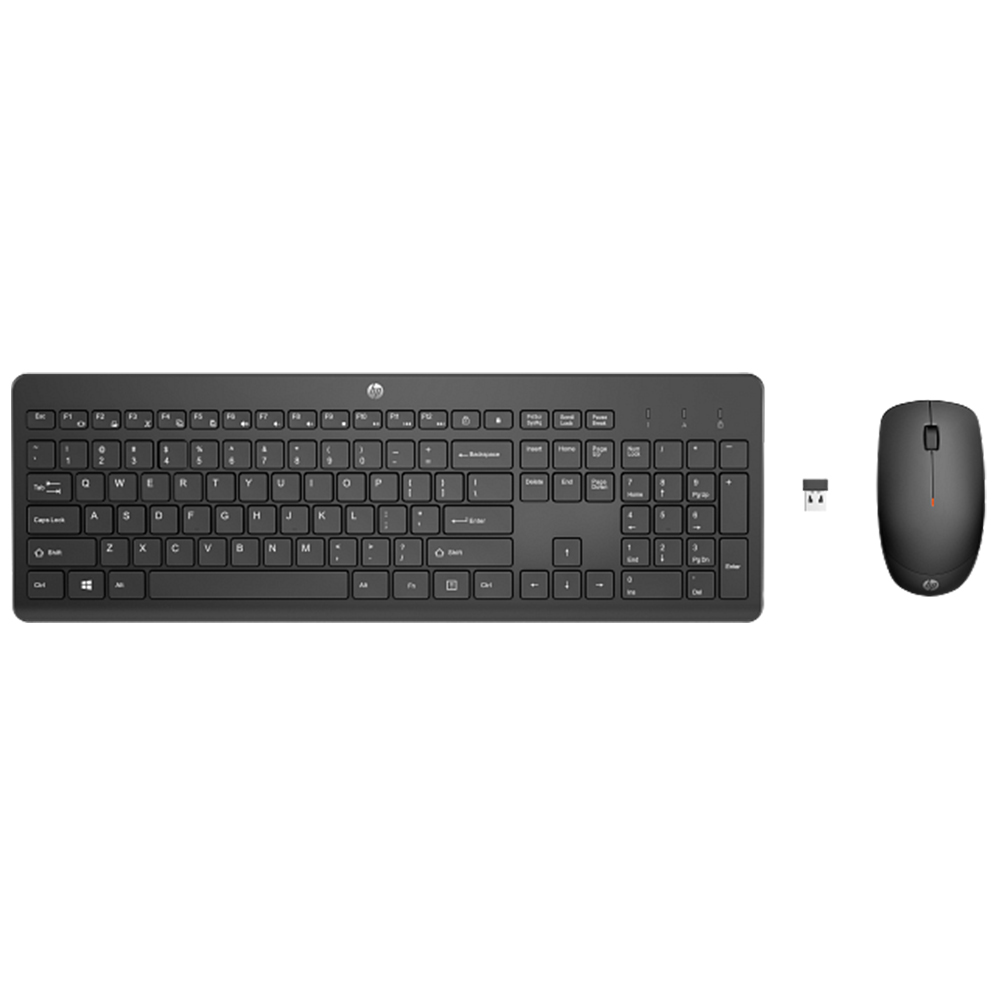 Cordless Keyboard + Mouse HP 230 18H24AA US black