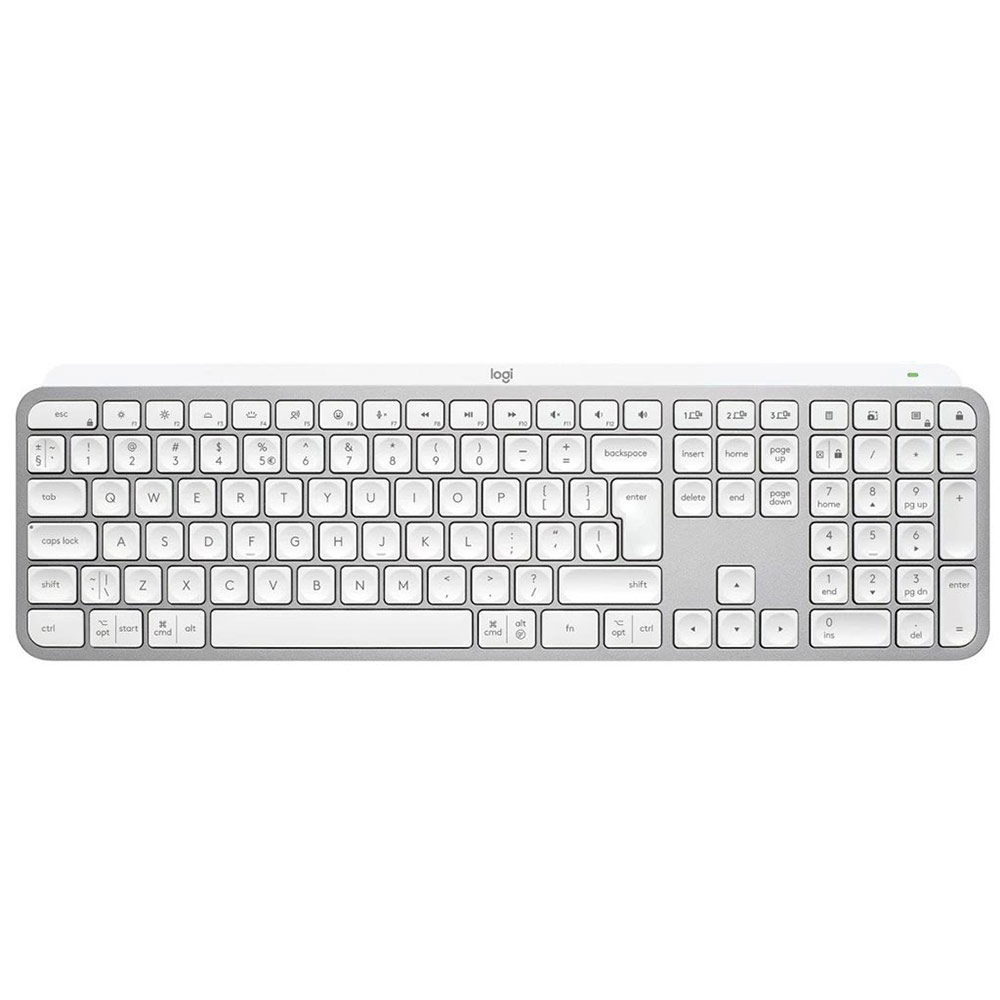 Cordless Keyboard LOGITECH MX Keys S 920-011588 US pale grey