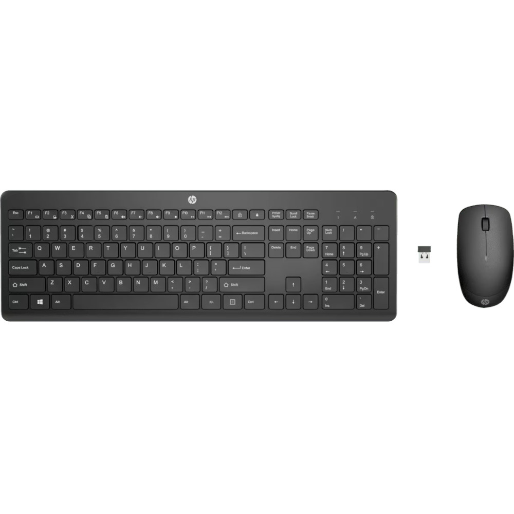 Cordless Keyboard + Mouse HP 230 18H24AA GR black