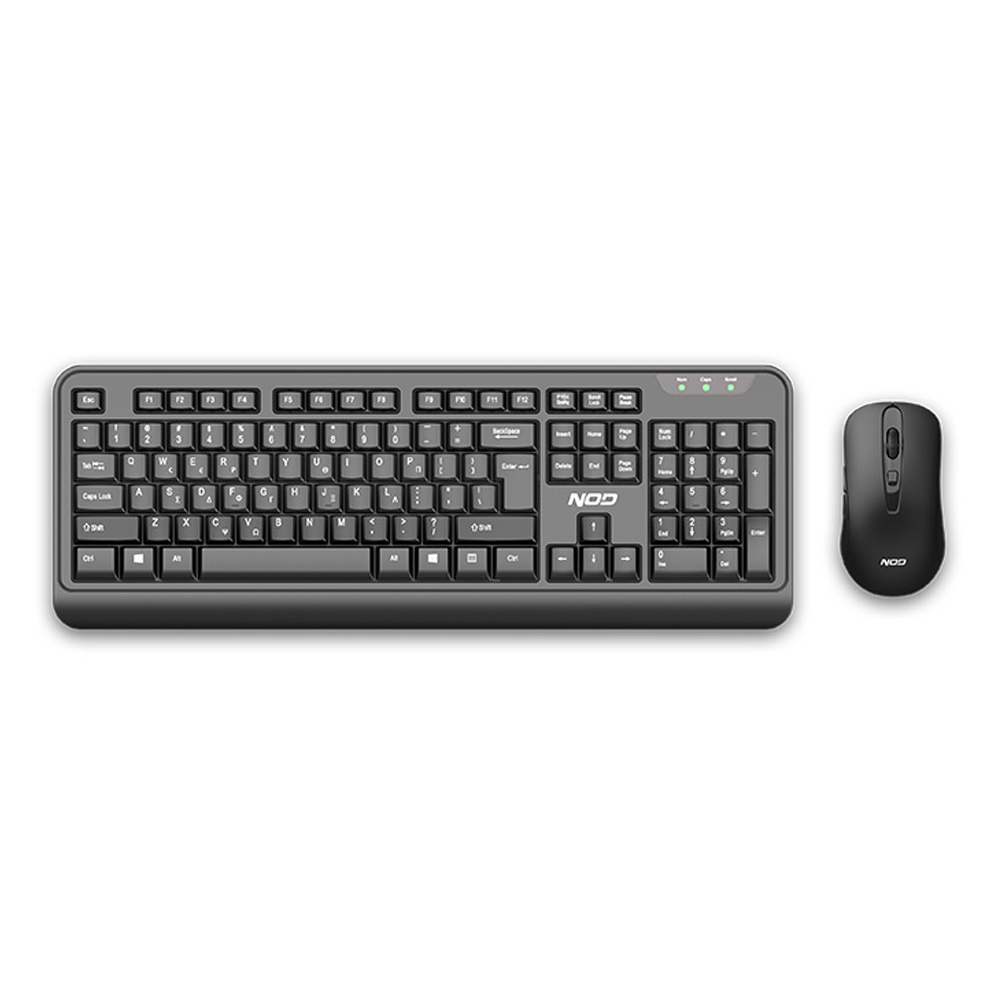 Cordless Keyboard + Mouse NOD BusinessPro GR black