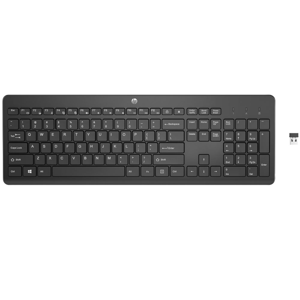 Cordless Keyboard HP 230 3L1E7AA GR black
