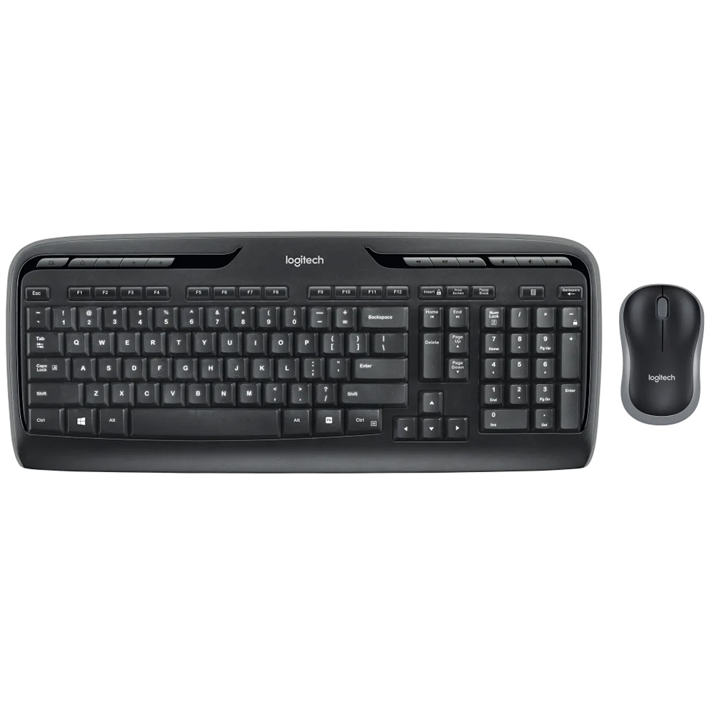 Cordless Keyboard + Mouse LOGITECH Combo MK330 920-003999 US black