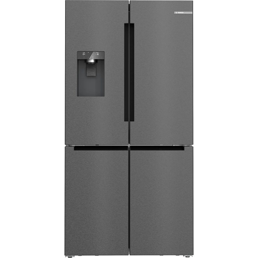 Bosch KFI96AXEA Free Standing Side by Side Fridge Freezer, 90.5cm width