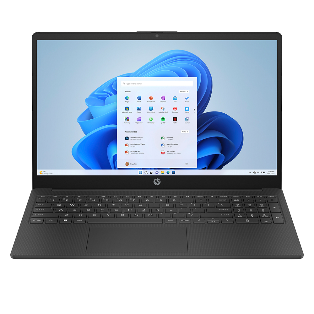 Laptop HP 15-fd0009nv 7P3G0EA black