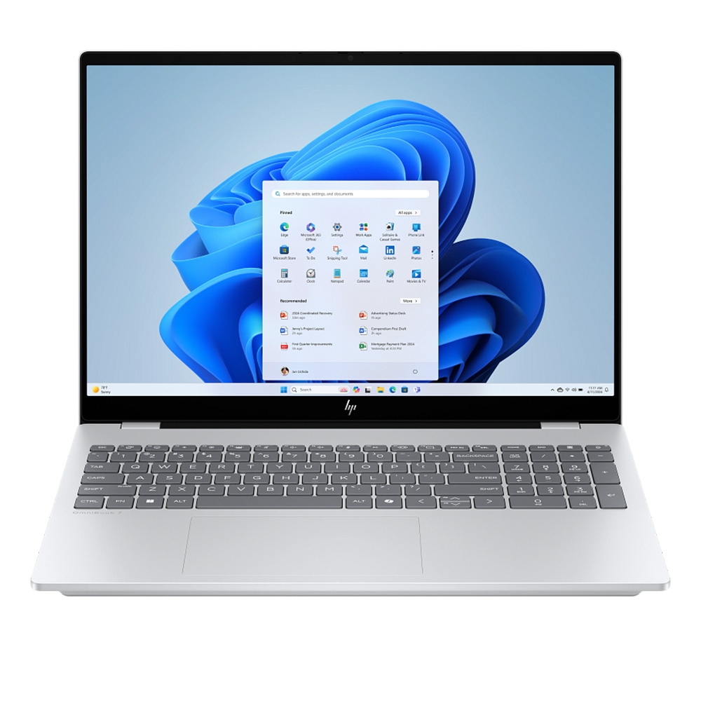 Laptop HP OmniBook 7 AI 16-ay0000nv C3RZ1EA OLED glacier silver